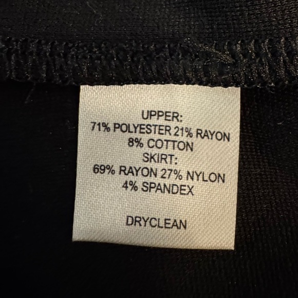 Ann Taylor Loft Black White Tweed Dolman Sleeve Contrast Shift Dress Size 8 - Picture 6 of 9